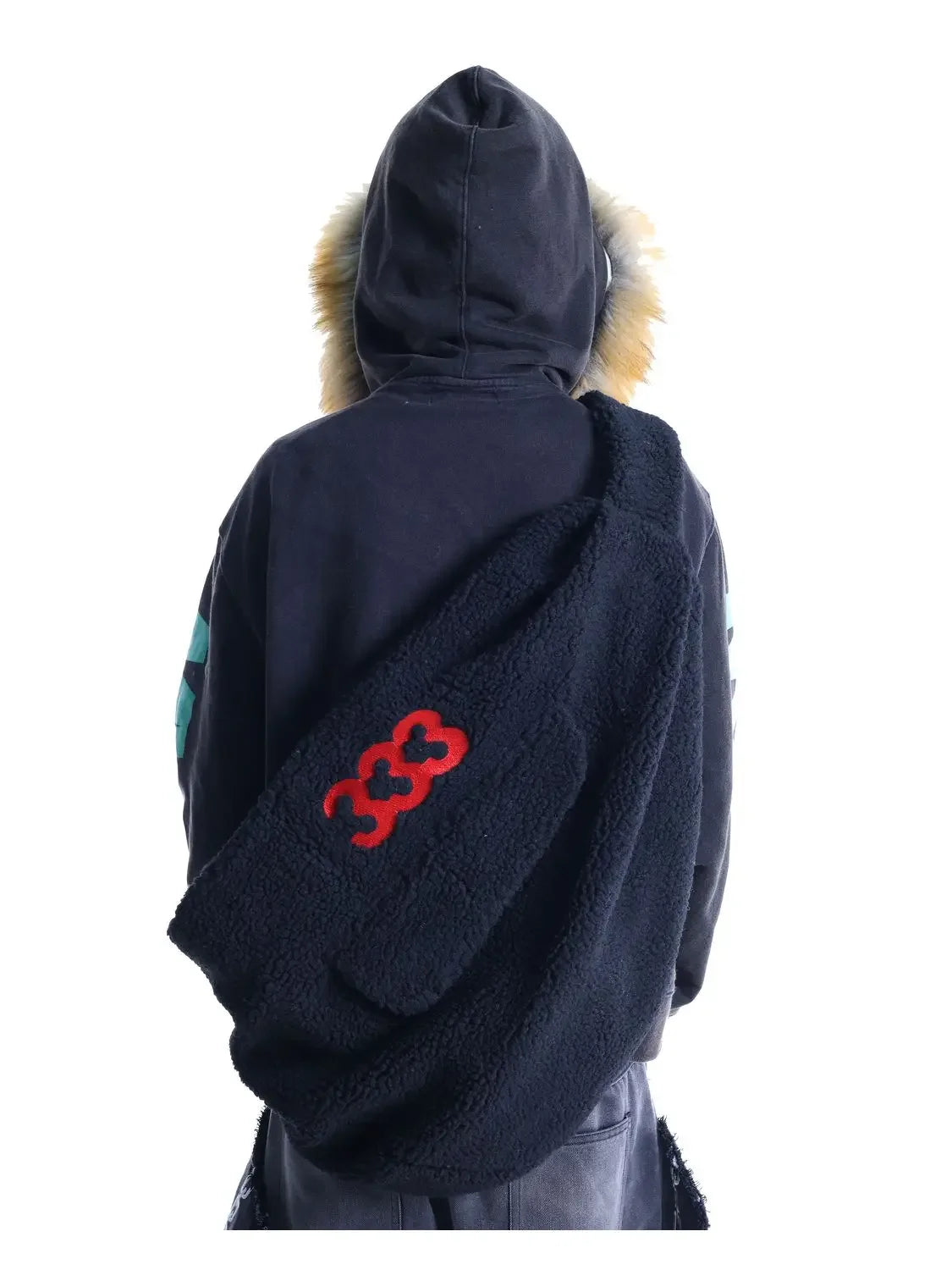 Fuzzy Dreamcore Slouch Bag