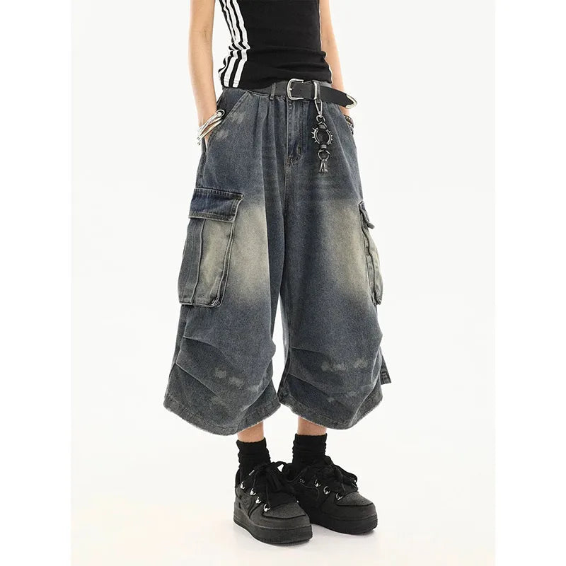 Industrial Punk Utility Jeans