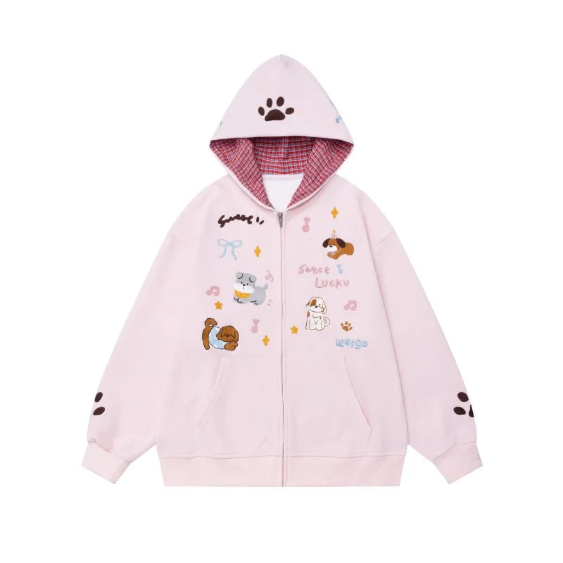 Puppy Love Zip-Up Hoodie
