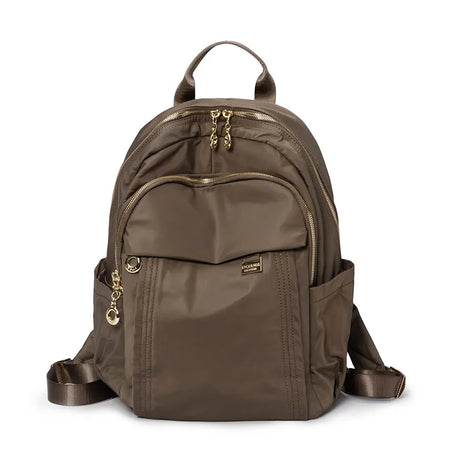 Emerald Luxe Zip Backpack