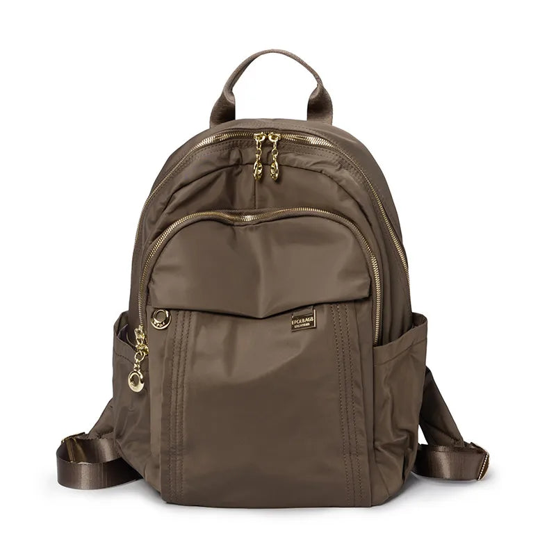 Emerald Luxe Zip Backpack