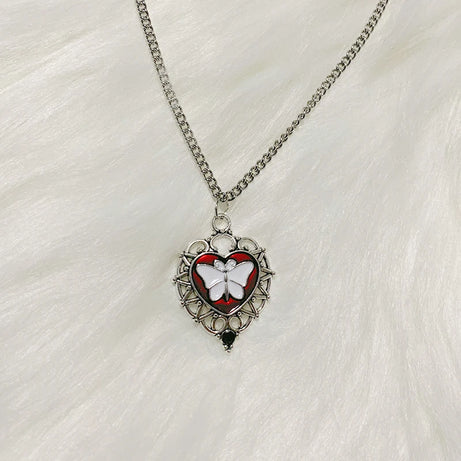 Mystic Heart Pendant Layered Necklaces