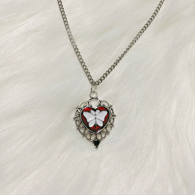 Mystic Heart Pendant Layered Necklaces