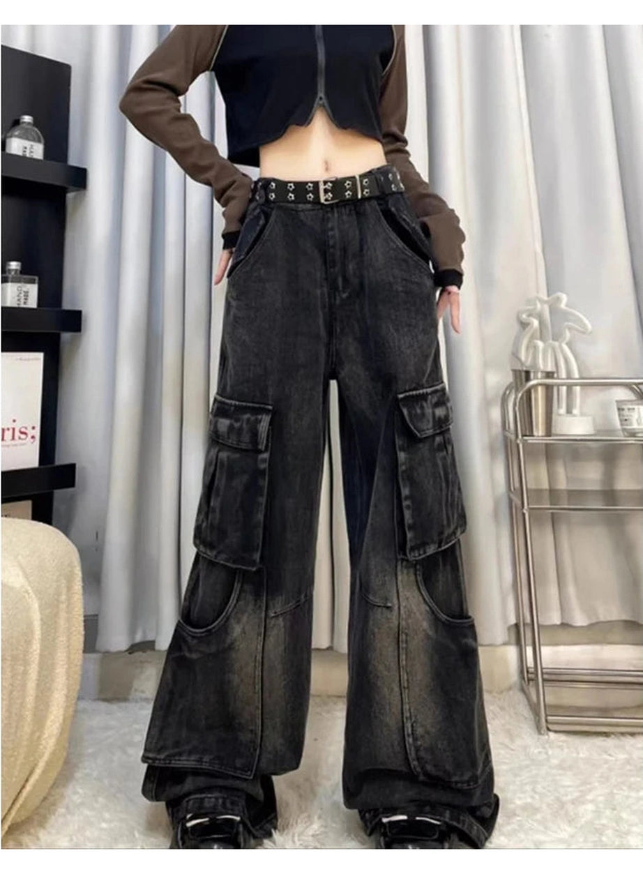 Gothic Cargo Flare Jeans