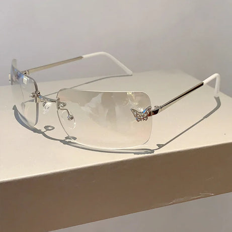 Flutter Glow Rimless Sunglasses