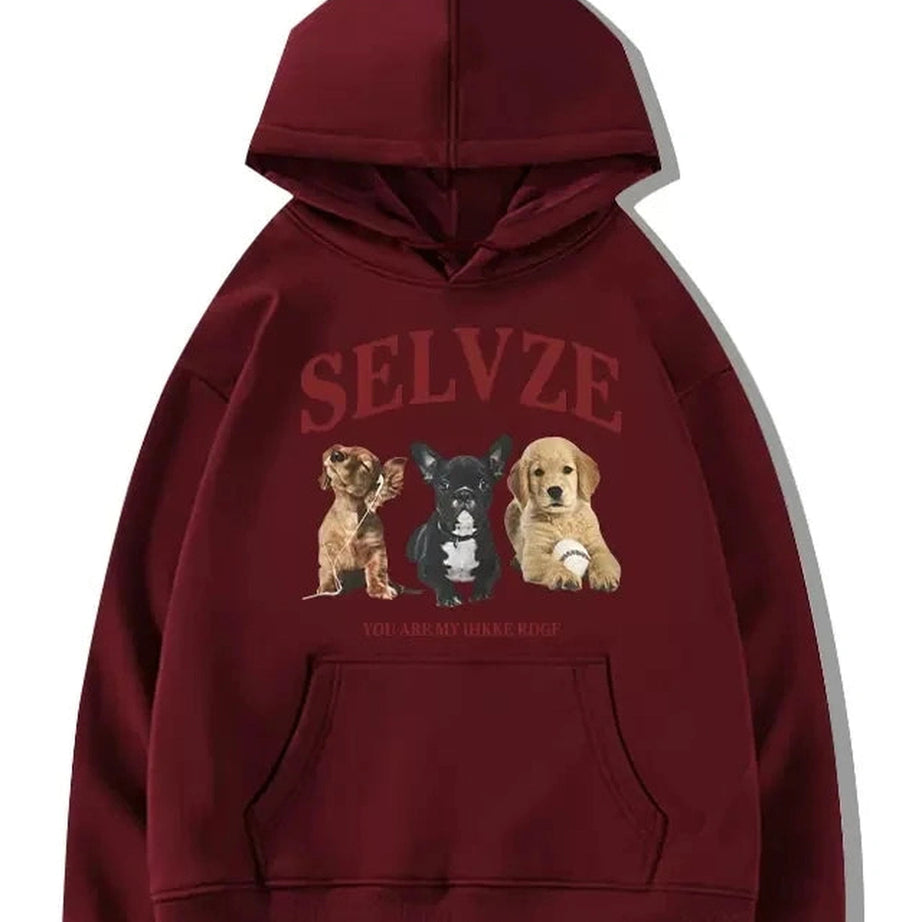 Cute Puppy Graphic Hoodie