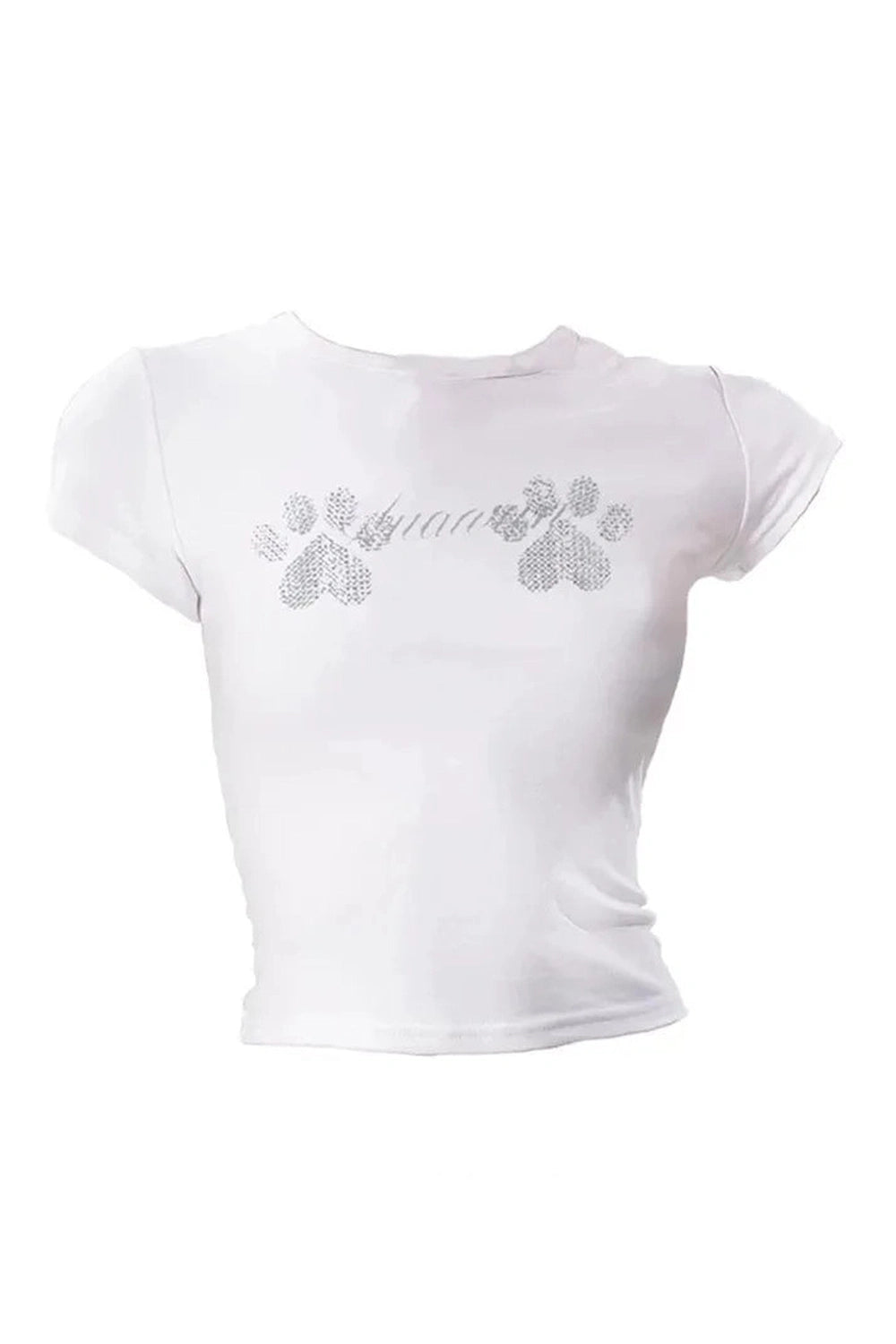 Rhinestone Paw Print Baby Top