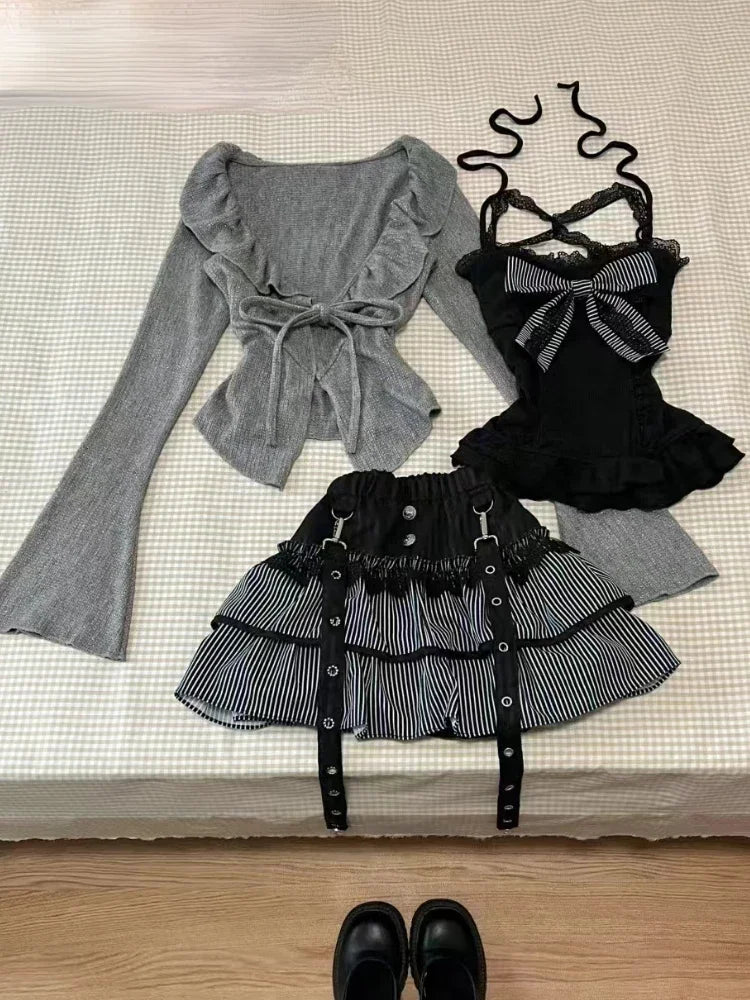 Gothic Doll Strapped Set