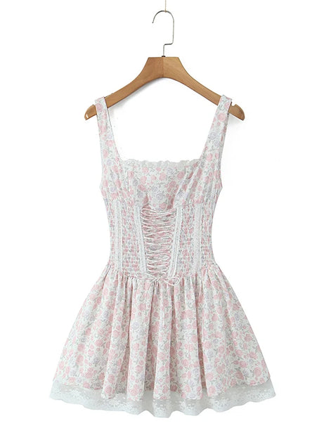 Blush Garden Corset Dress