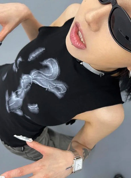 Gothic Ink Muscle Top