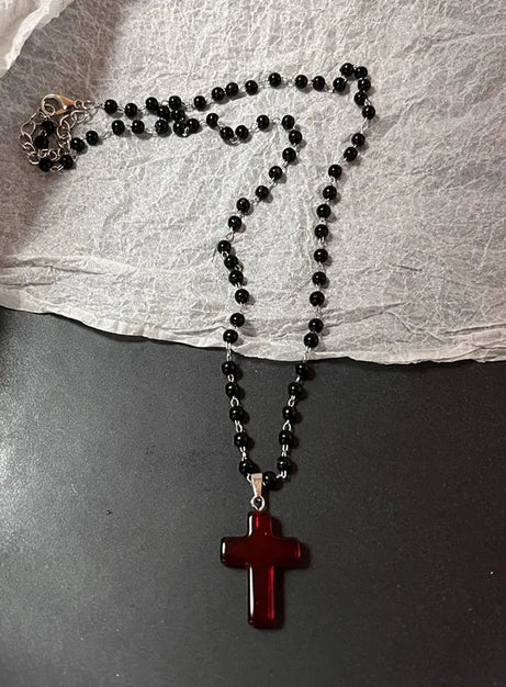 Dark Charm Layered Necklace Set