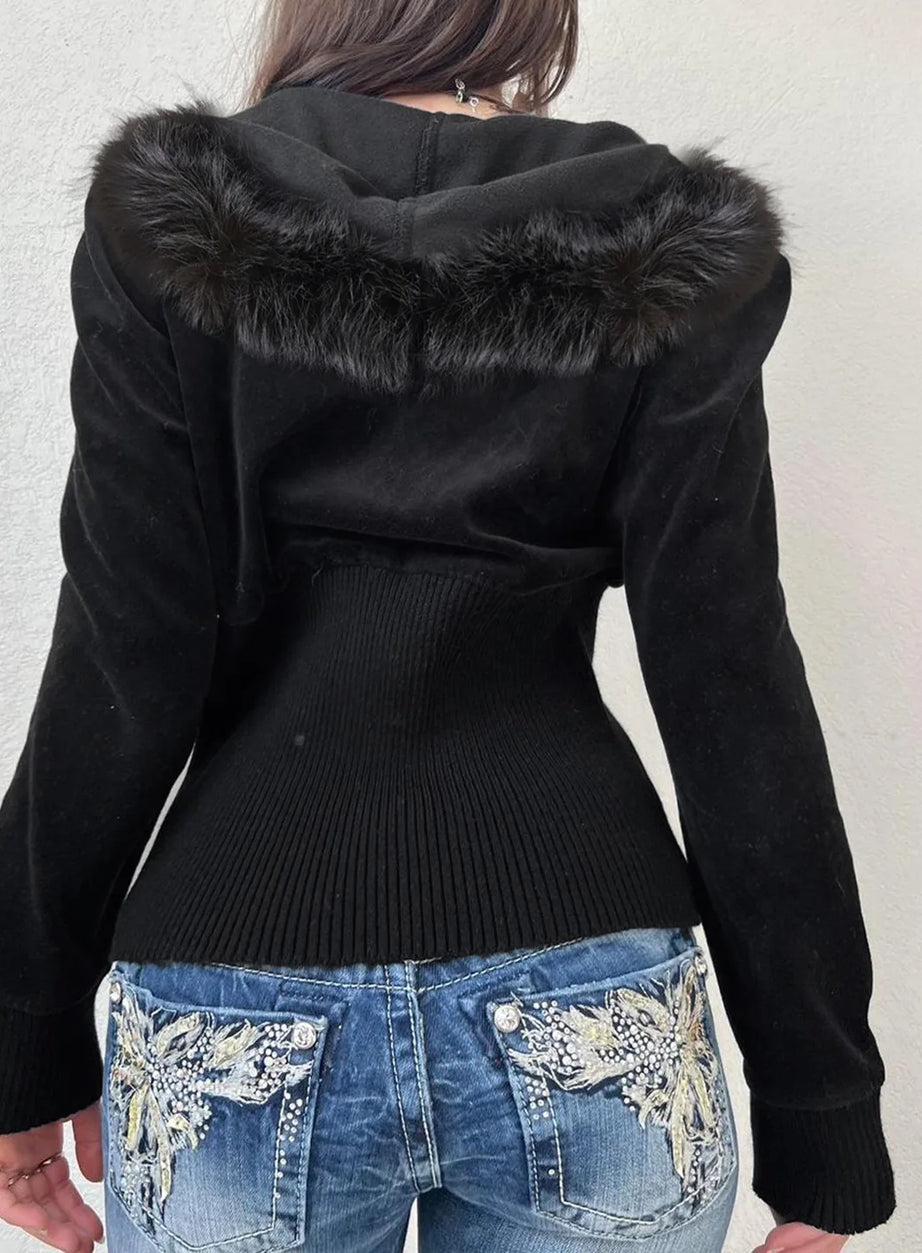 Velvet Vixen Korsett-Hoodie