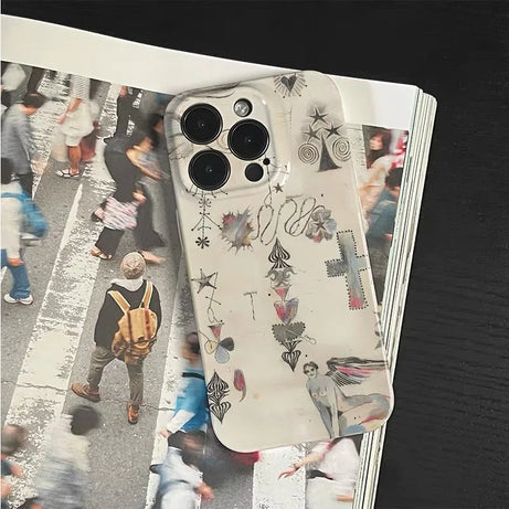 Sketchy Surreal Symbol iPhone Case