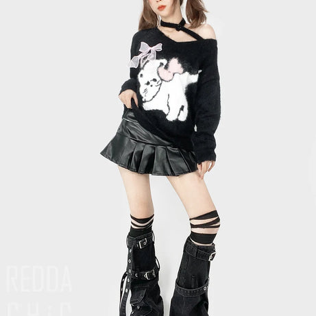 Cyberpunk Chaos Buckle Leg Warmers