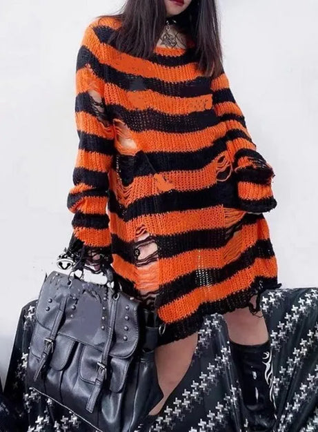 Grunge Candy Randig tröja