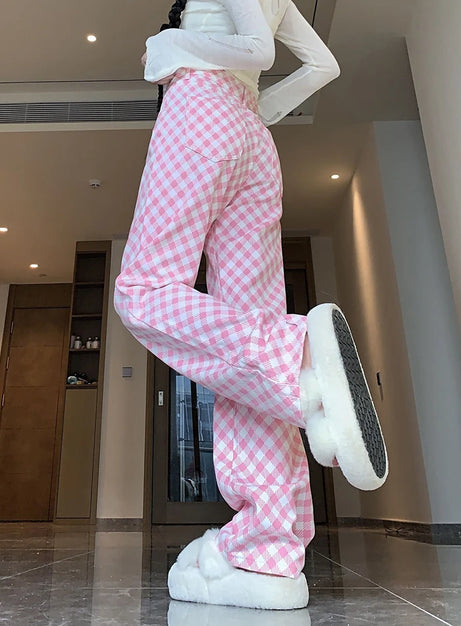 Sweetheart Plaid Lounge Pants