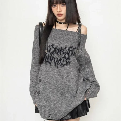 Shadow Script Sweater