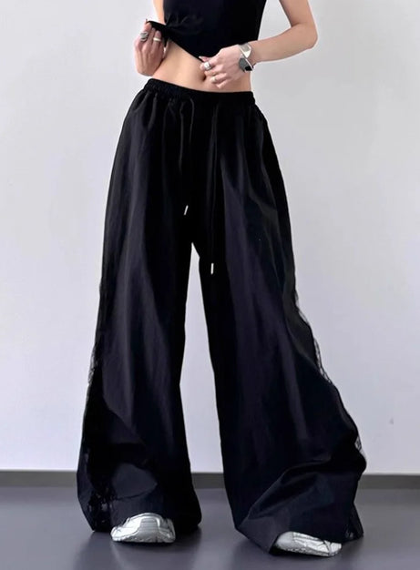Angel Flow Lace Panel Pants