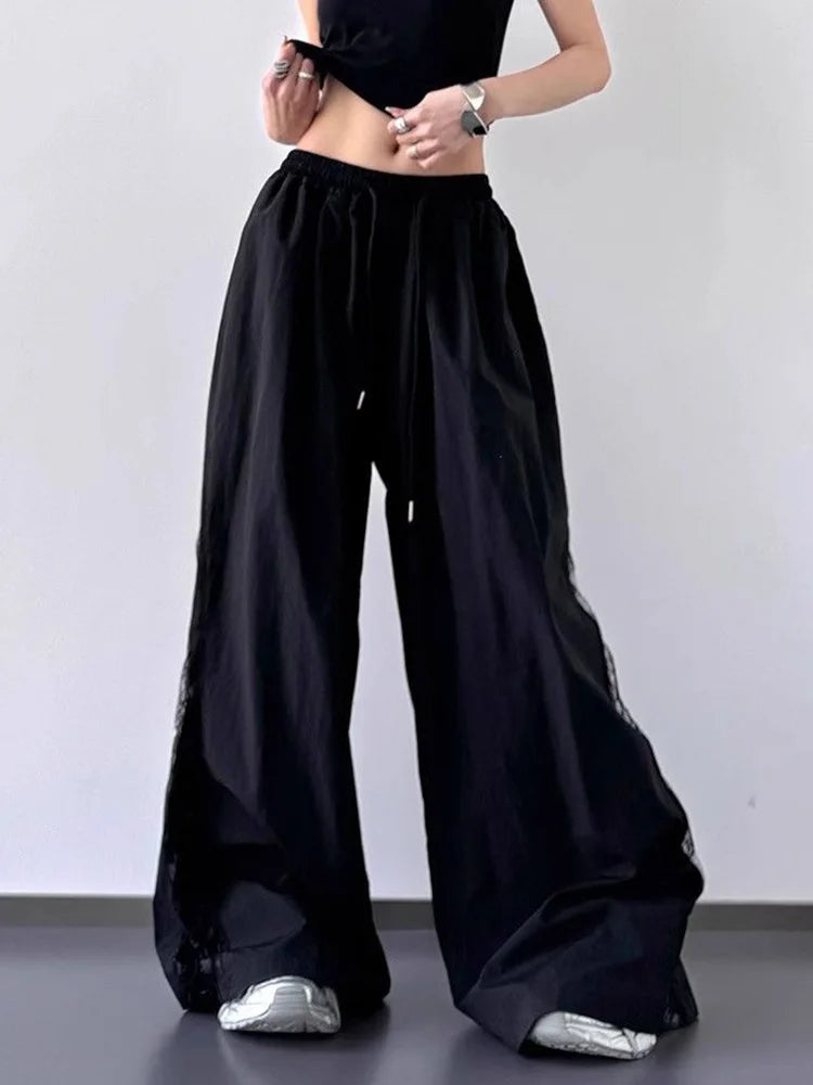 Angel Flow Lace Panel Pants