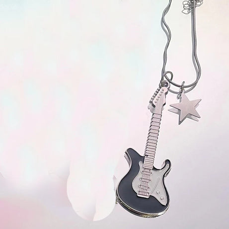 Rockstar Dream Guitar Necklace