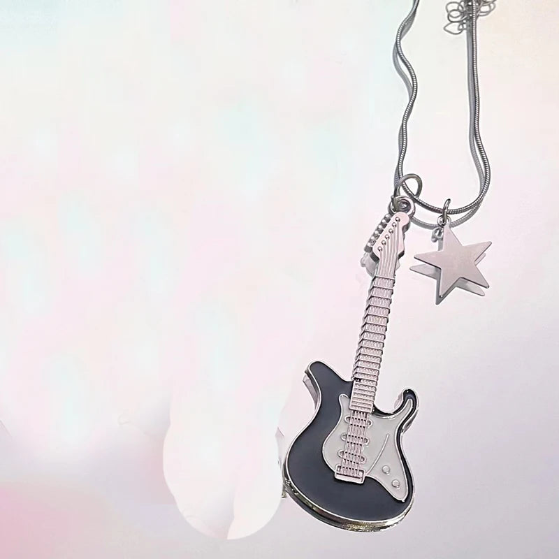 Rockstar Dream Guitar Necklace