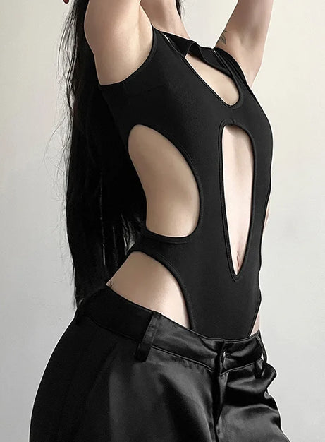 Obsidian Cutout Bodysuit