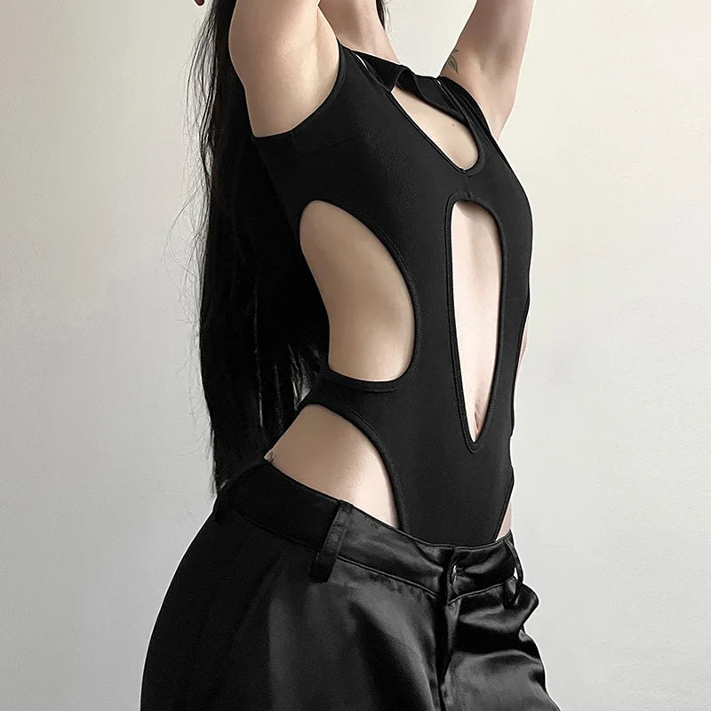 Obsidian Cutout Bodysuit
