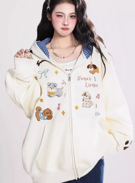 Puppy Love Zip-Up Hoodie