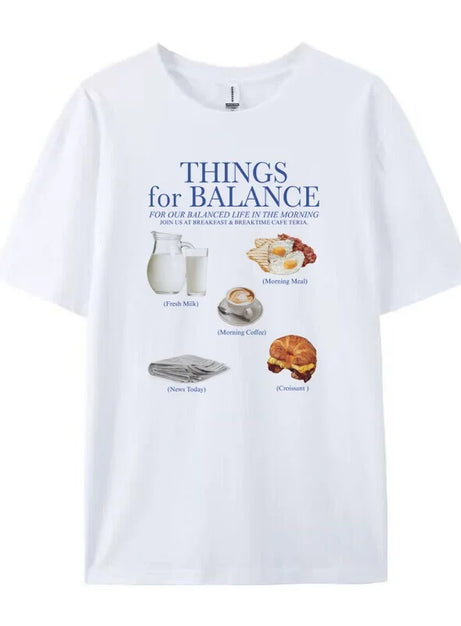 Breakfast Routine Oversized T-Shirt