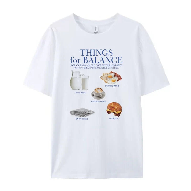 Breakfast Routine Oversized T-Shirt