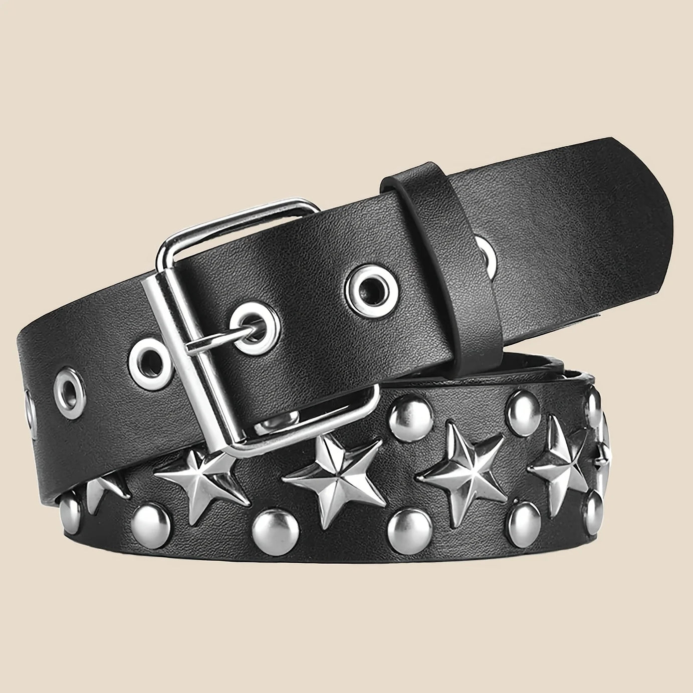 Star Studded Punk Belt