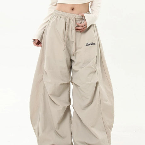 Neutral Oversized Parachute Pants