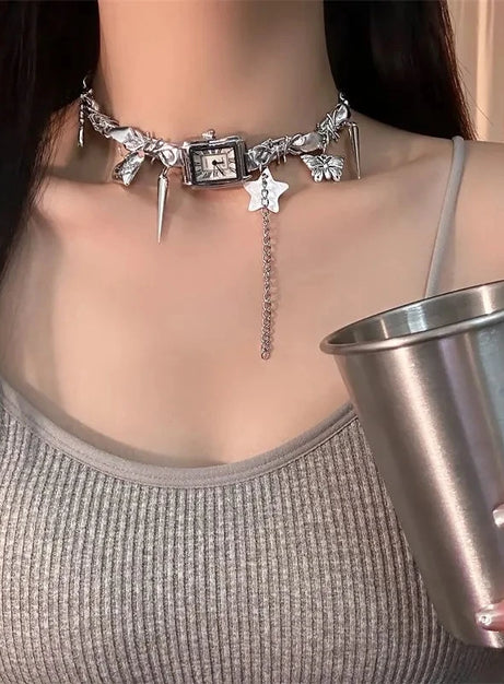 Halskette mit Zeitnehmer-Anhänger