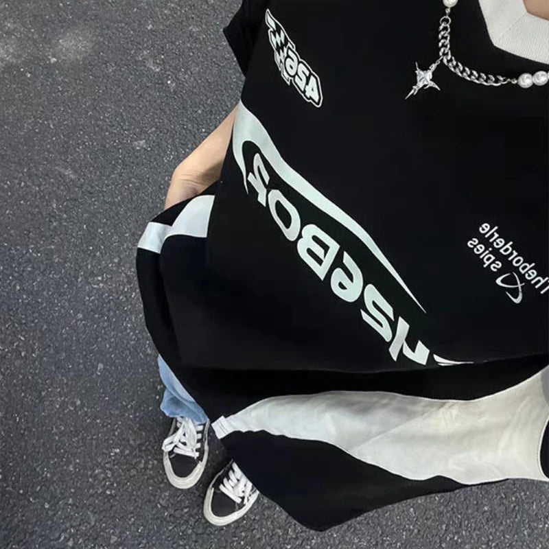 Urban Edge Block Print T-Shirt