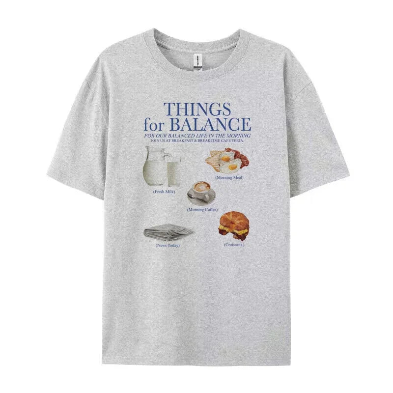 Breakfast Routine Oversized T-Shirt