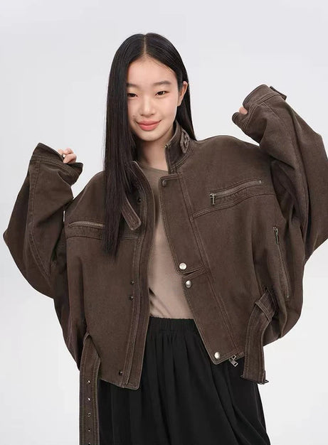 Streetcore Buckle-Up Oversized Jacket