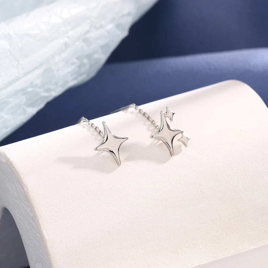 Starlight Bar Drop Earrings