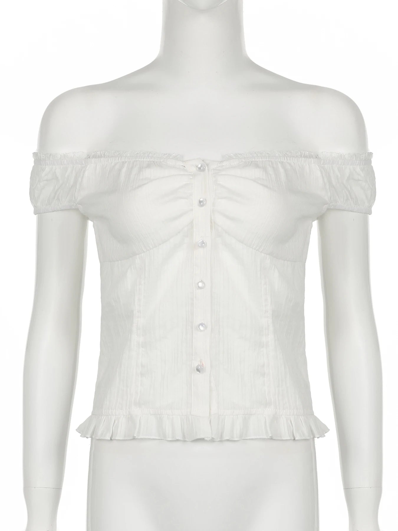 Angel Poise Ruffle Blouse