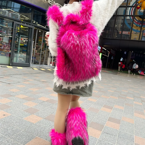 Fluffcore Beast Furry Backpack