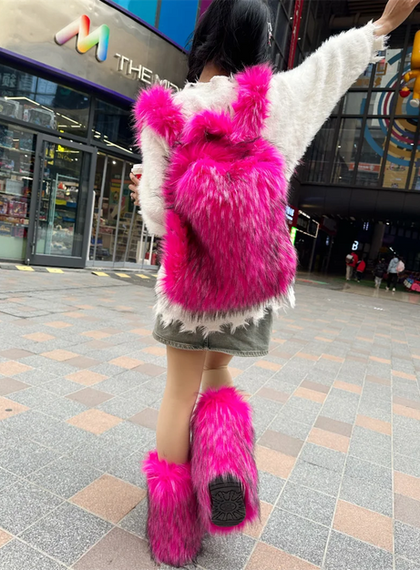 Fluffcore Beast Furry Backpack