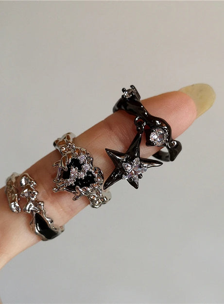 Gothic Nightfall Rings