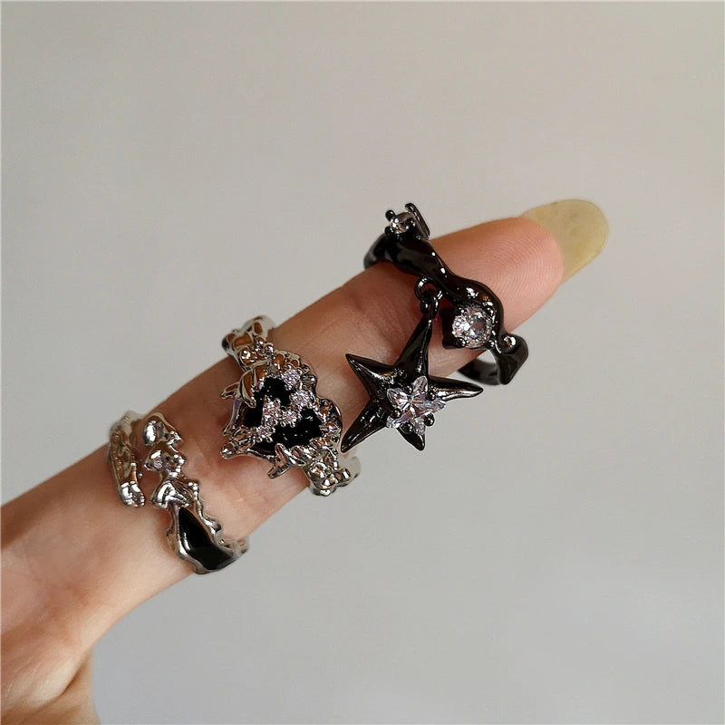 Gothic Nightfall Rings