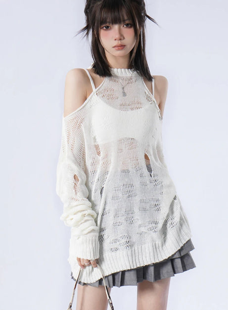 Shattered Dreams Knit Sweater