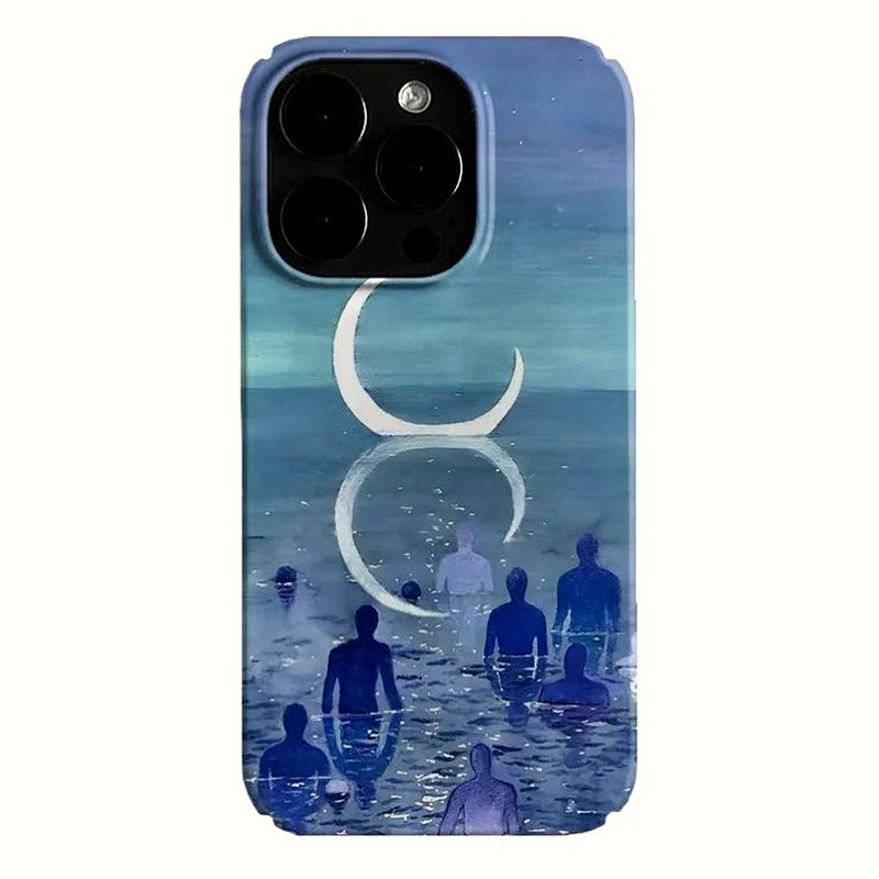 Goth Y2K Tide Silhouette iPhone Case