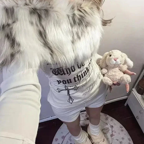 Frost Queen Off-Shoulder Top