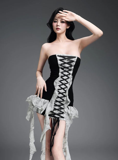 Gothic Rose Korsettkleid