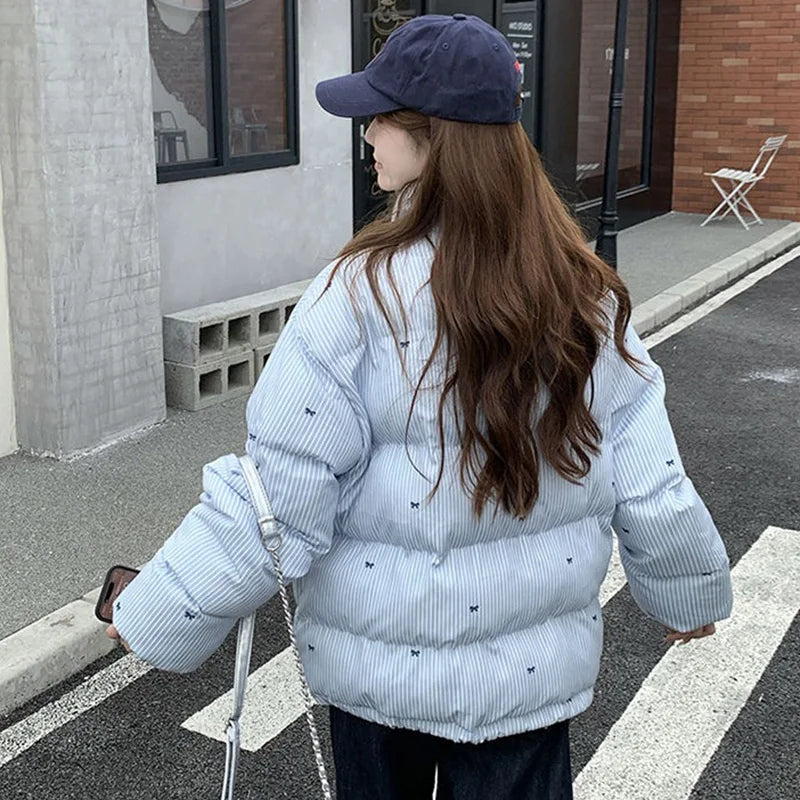 Blueberry Chill High-Neck Jacket