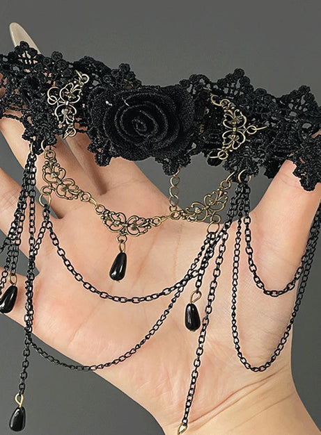 Crimson Shattered Heart Necklace