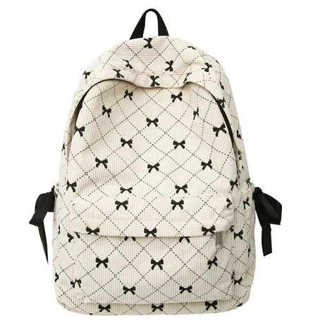 Ribbon Grid Coquette Backpack