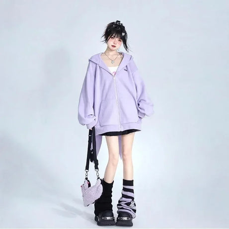 Bunny Ear Oversized Hoodie